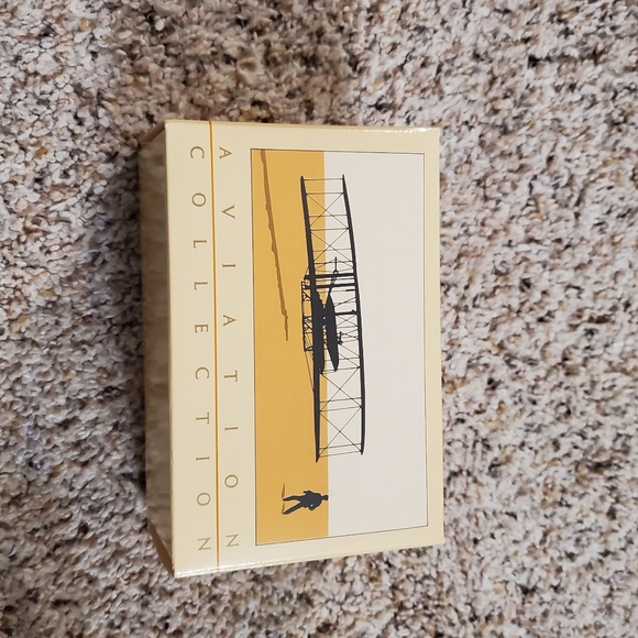 NIB Aviation Collection Pewter Plane man decor - Picture 2 of 6